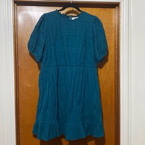 Floral detail mini dress